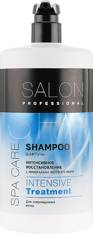 Intensywnie odbudowujący szampon do włosów zniszczonych po chemicznych i termicznych zabiegach - Salon Professional Spa Care Treatment Shampoo — Zdjęcie N3