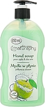 Mydło w płynie do rąk Zielone jabłko i aloes - Naturaphy Hand Soap — Zdjęcie N1