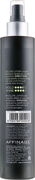 Balsam do włosów zwiększający objetość - Affinage Salon Professional Mode Volume Lotion — Zdjęcie N2
