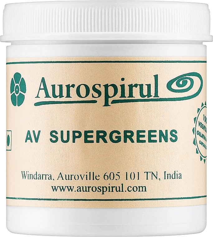 Suplement diety AV SuperGreens, kapsułki - Moma Aurospirul AV SuperGreens — Zdjęcie N1