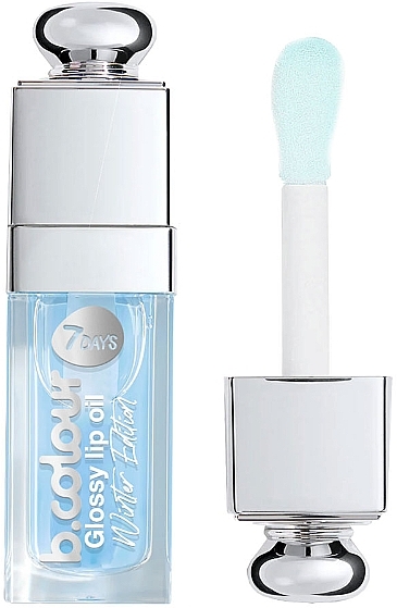 Olejek do ust - 7 Days B.Colour Winter Edition Glossy Lip Oil — Zdjęcie N1