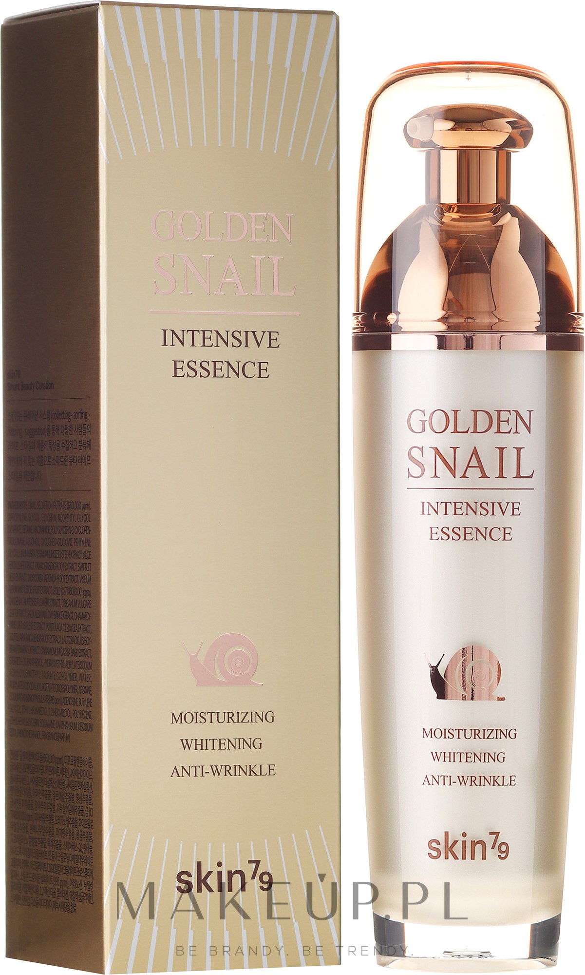 Odmładzająca esencja do twarzy z ekstraktem ze śluzu ślimaka - Skin79 Golden Snail Intensive Essence — Zdjęcie 40 ml