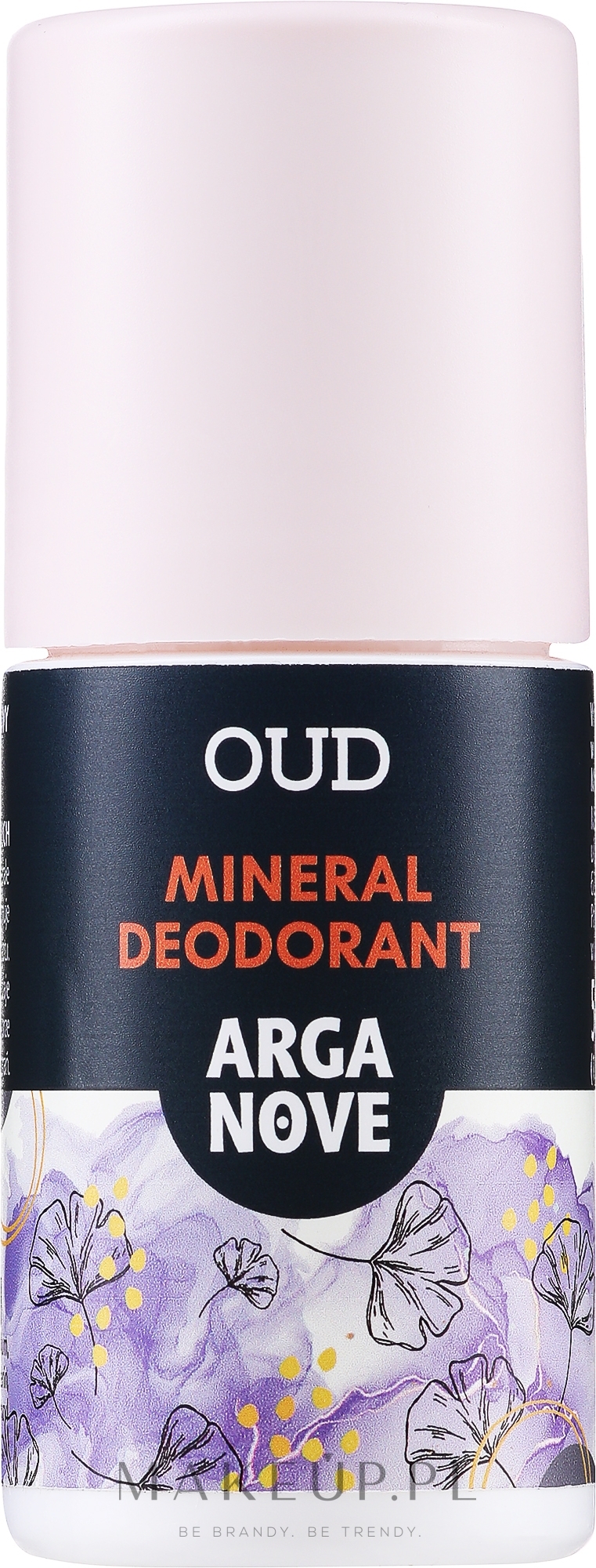 Naturalny dezodorant mineralny Drzewo agarowe - Arganove Oud Roll-On Deodorant — Zdjęcie 50 ml