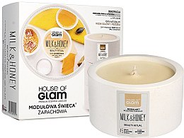 Kup Modułowa świeca zapachowa - House of Glam Milk & Honey Beauty Ritual