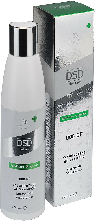 Szampon przyspieszający porost włosów - Simone DSD de Luxe Medline Organic Vasogrotene Gf Shampoo