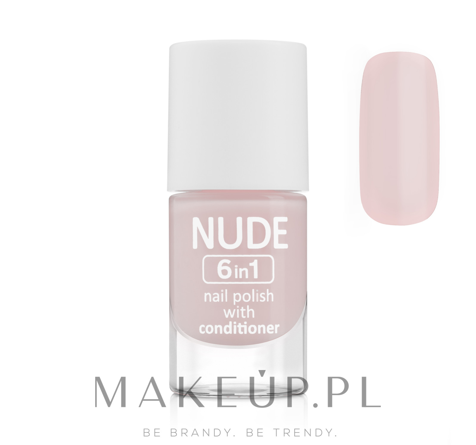 Lakier do paznokci - Ados Nude 6in1 Nail Polish With Conditioner — Zdjęcie 01