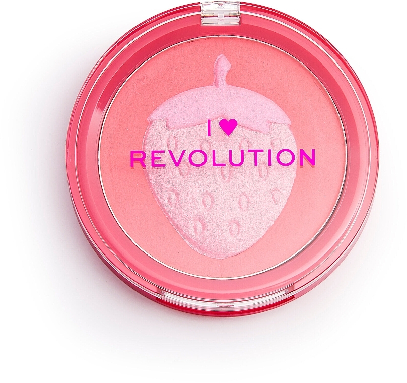 Róż do policzków - I Heart Revolution Fruity Blusher Soft Shimmer Blusher — Zdjęcie N1