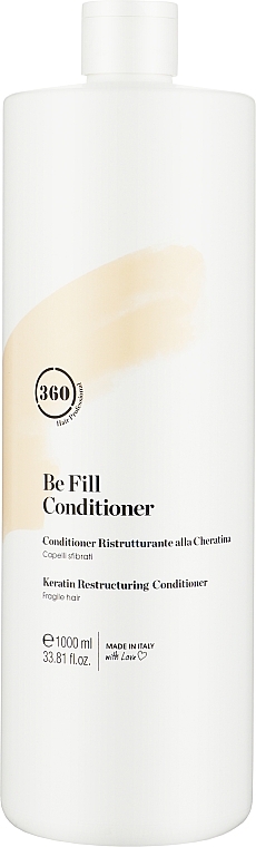 Keratynowa odżywka do włosów - 360 Be Fill Conditioner — Zdjęcie N1