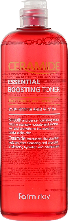 Toner-booster do twarzy z ceramidami - FarmStay Ceramide Essential Boosting Toner — Zdjęcie N1
