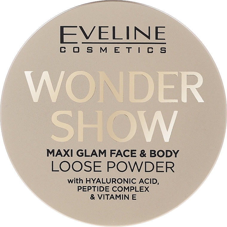 Puder do twarzy i ciała - Eveline Cosmetics Wonder Show Maxi Glam Face & Body Loose Powder — Zdjęcie N2