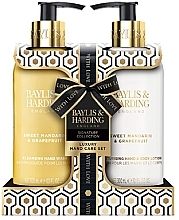 Zestaw - Baylis & Harding Sweet Mandarin & Grapefruit Luxury Hand Care Gift Set (h/wash/300 + h/b/lot/300ml) — Zdjęcie N1