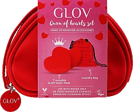 Kup Zestaw do demakijażu - Glov Queen of Hearts (pads/7psc + bag + laundry bag)