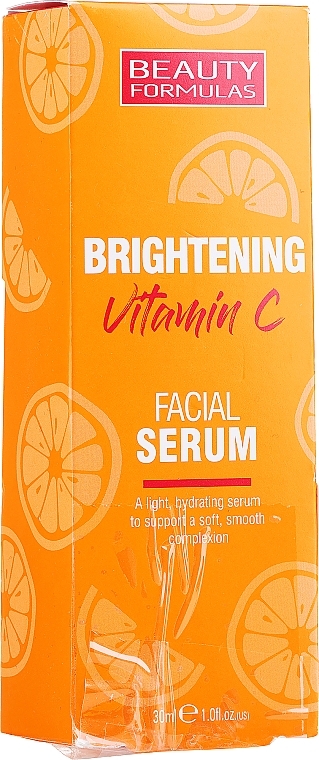 PRZECENA! Rozjaśniające serum do twarzy z witaminą C - Beauty Formulas Brightening Vitamin C Facial Serum * — Zdjęcie N3
