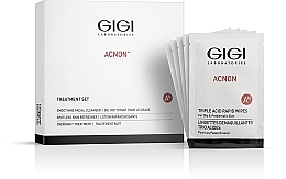 Nawilżane chusteczki do twarzy - Gigi Acnon Triple Acid Rapid Wipes — Zdjęcie N2