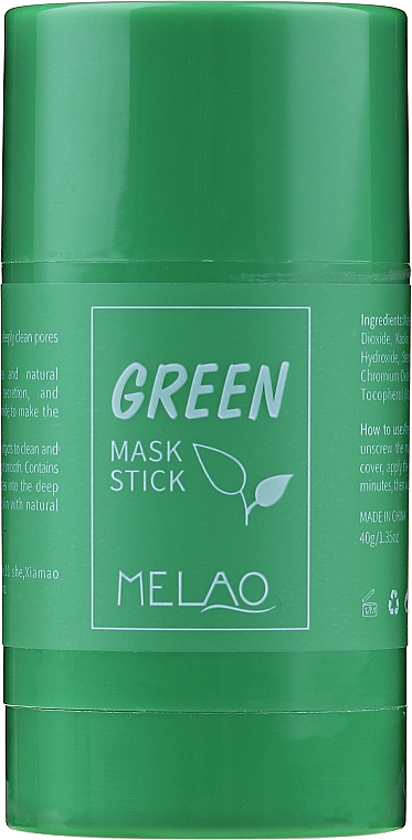 Regulująca maska w sztyfcie do cery tłustej - Melao Green Tea Purifying Clay Stick Mask — Zdjęcie N2