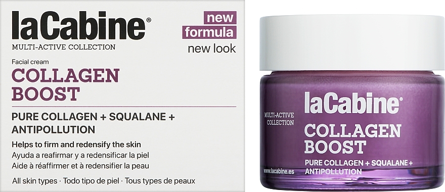 Kolagenowy krem do twarzy - La Cabine Collagen Boost Cream — Zdjęcie N2