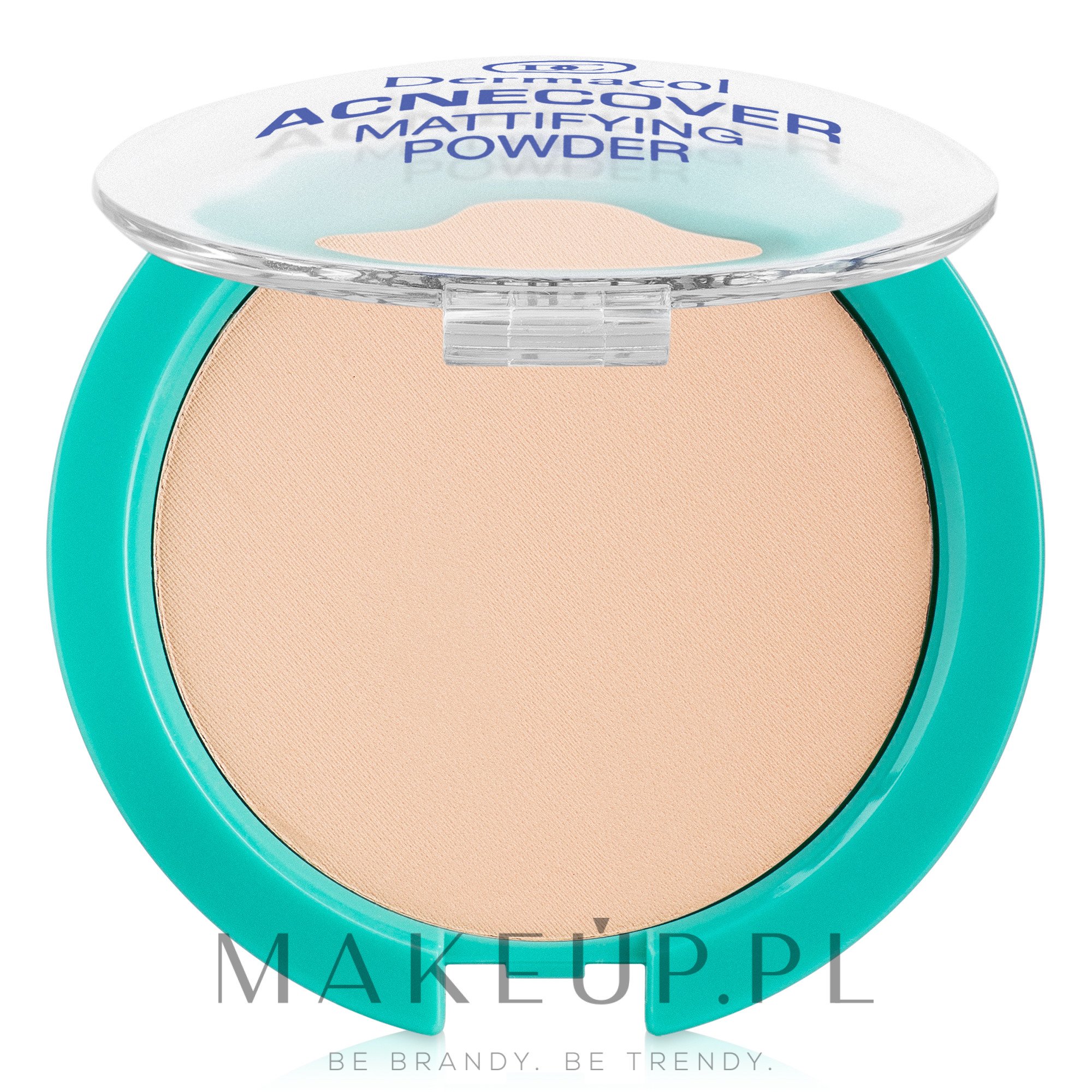 Puder matujący do cery problematycznej - Dermacol Acnecover Mattifying Powder — Zdjęcie 03 - Sand