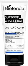 Żel do mycia twarzy 2 w 1 - Bielenda Only For Men Outdoor Challenge 2 in 1 Peeling Facial Cleansing Gel — Zdjęcie N1