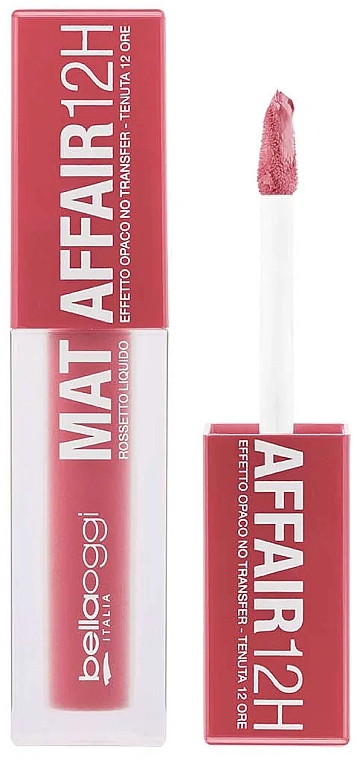 Matowa szminka w płynie - Bellaoggi Mat Affair 12H Liquid Lipstick — Zdjęcie N2