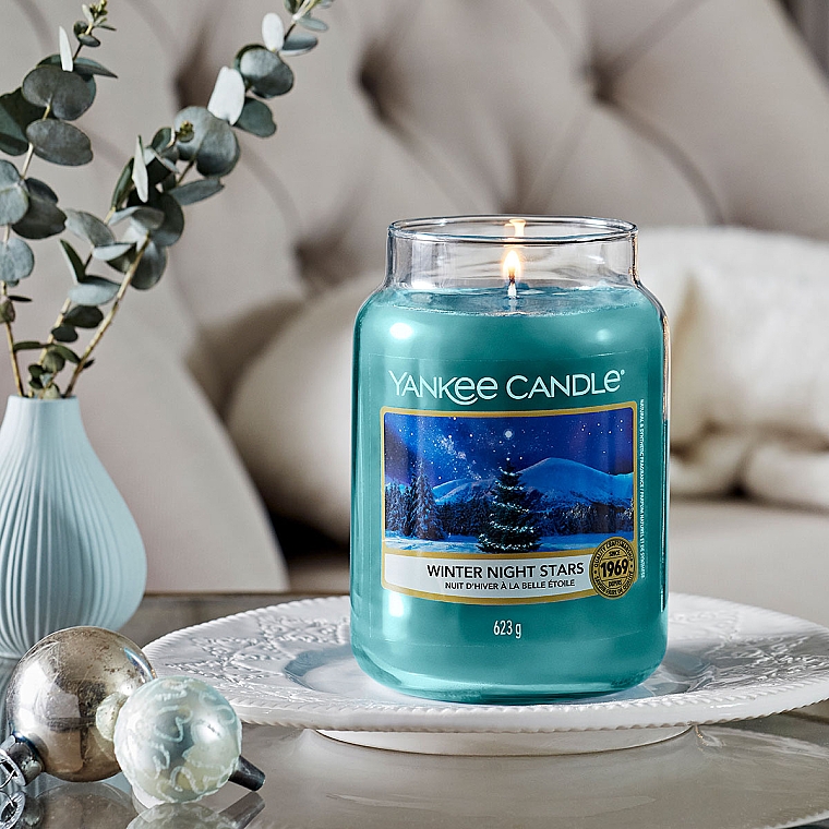Świeca zapachowa w słoiku - Yankee Candle Winter Night Stars Jar Candle — Zdjęcie N4