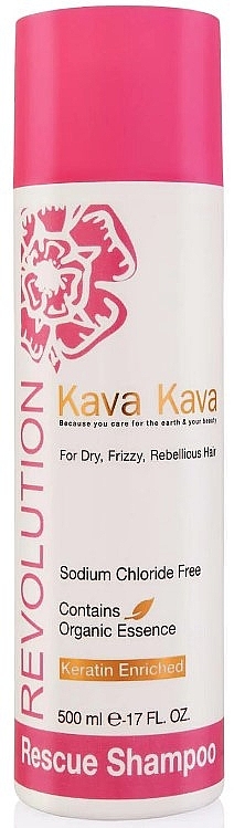 Rewitalizujący szampon do włosów suchych, kręconych i niesfornych - Kava Kava Rescue Shampoo — Zdjęcie N1