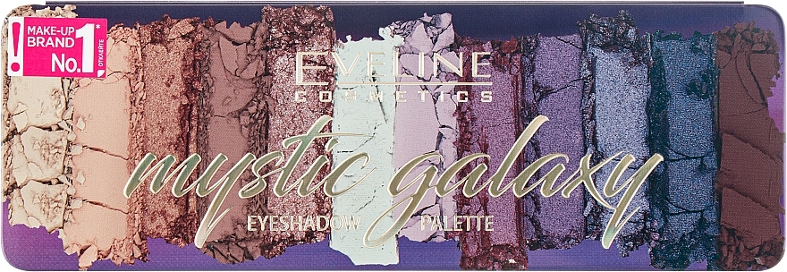 Paleta 12 cieni do powiek - Eveline Cosmetics Mystic Galaxy — Zdjęcie N2