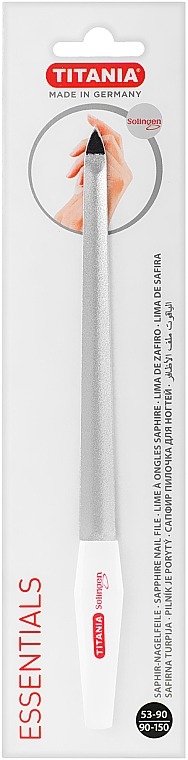 Szafirowy pilnik do paznokci rozmiar 8 - Titania Soligen Saphire Nail File — Zdjęcie N1