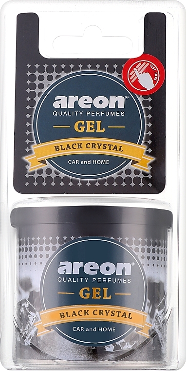 Żel aromatyzowany w blistrze Black Crystal - Areon Gel Can Blister Black Crystal — Zdjęcie N1