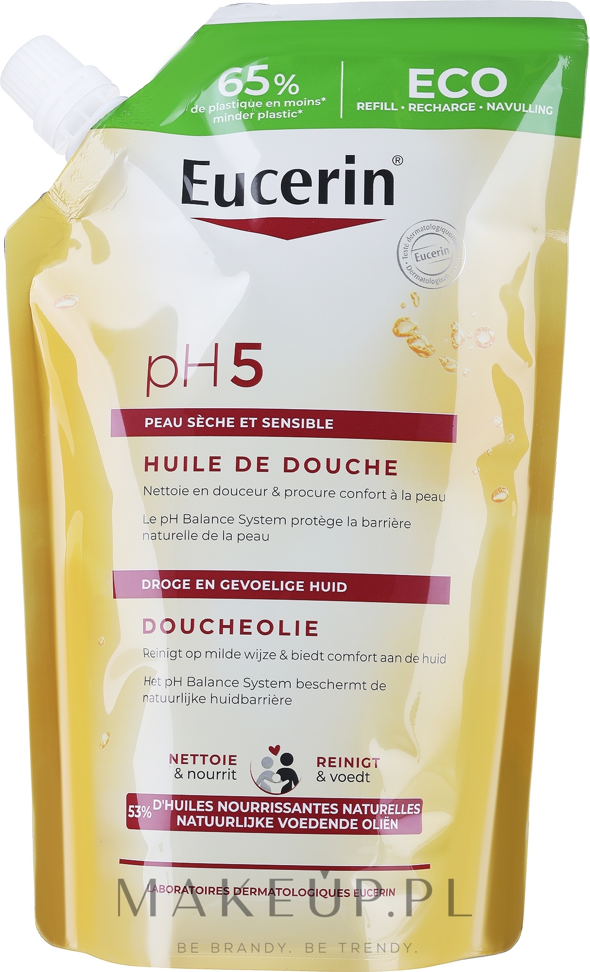 Olejek pod prysznic - Eucerin pH5 Shower Oil (uzupełnienie) — Zdjęcie 400 ml