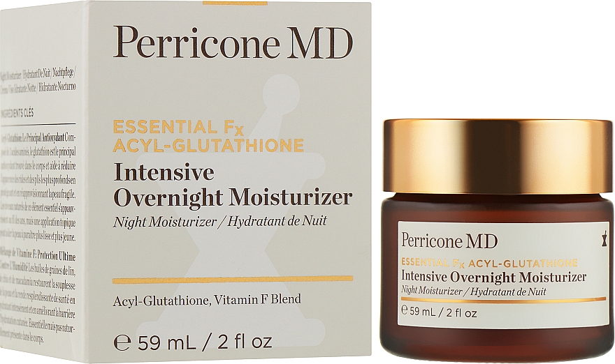 Nawilżający krem na noc - Perricone MD Essential Fx Acyl-Glutathione Intensive Overnight Moisturizer — Zdjęcie N4