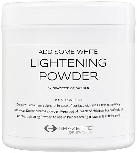Rozświetlający puder do włosów - Grazette Add Some Colour White Lightening Powder — Zdjęcie N1