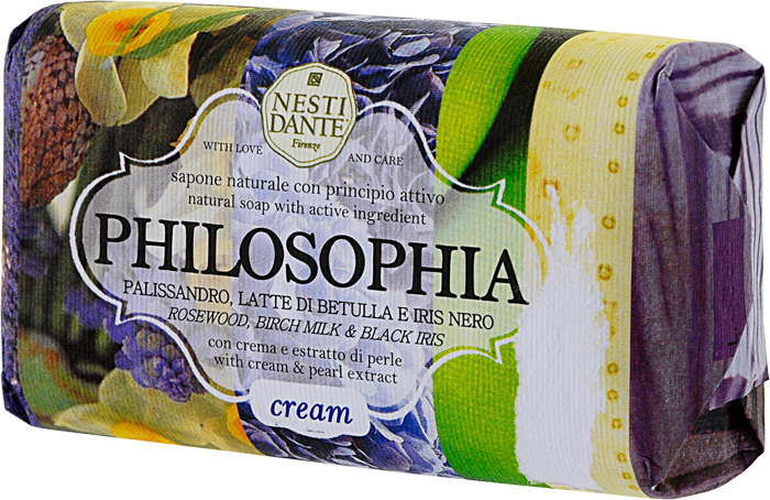 Mydło kosmetyczne Palisander, mleko brzozowe i czarny irys - Nesti Dante Philosophia Cream