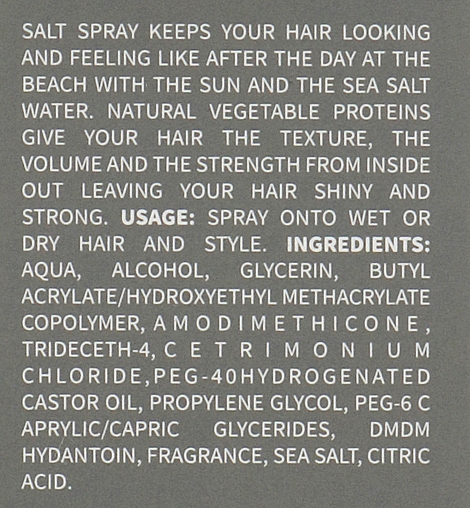 Teksturujący spray z solą - Hadat Cosmetics Hydro Texturizing Salt Spray — Zdjęcie N4