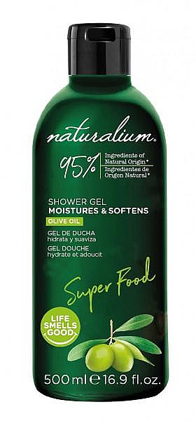 Nawilżający żel pod prysznic z oliwą z oliwek - Naturalium Super Food Olive Oil Moisture Shower Gel — Zdjęcie N1