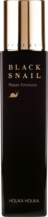 Odmładzająca emulsja regenerująca z mucyną czarnych ślimaków - Holika Holika Prime Youth Black Snail Repair Emulsion — Zdjęcie N2