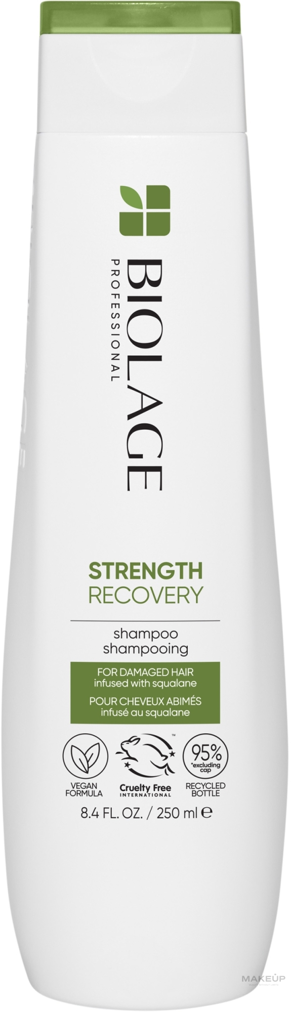 Szampon do włosów "Wzmocnienie" - Biolage Strenght Recovery Shampoo — Zdjęcie 250 ml