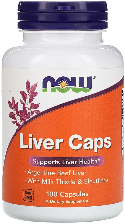 Kapsułki na wątrobę - Now Foods Liver Caps — Zdjęcie N1