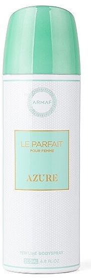 Armaf Le Parfait Pour Femme Azure - Perfumowany dezodorant w sprayu do ciała — Zdjęcie N1