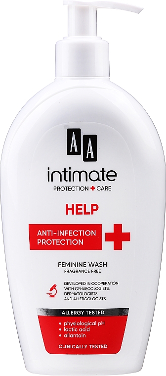 Emulsja do higieny intymnej - AA Intimate Help+ Emulsion Anti-Infection Protection Emulsion — Zdjęcie N1