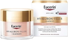 Kup Krem przeciwstarzeniowy na dzień - Eucerin Hyaluron Filler + Elasticity Rose Day Cream SPF30