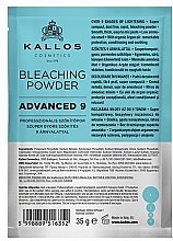 Kup Proszek rozjaśniający do włosów - Kallos Cosmetics Bleaching Powder Advanced 9
