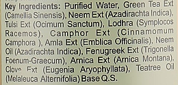 Naturalny szampon ziołowy z miodli indyjskiej i aloesu bez SLS - Khadi Natural Ayurvedic Neem & Aloe Vera Hair Cleanser — Zdjęcie N3