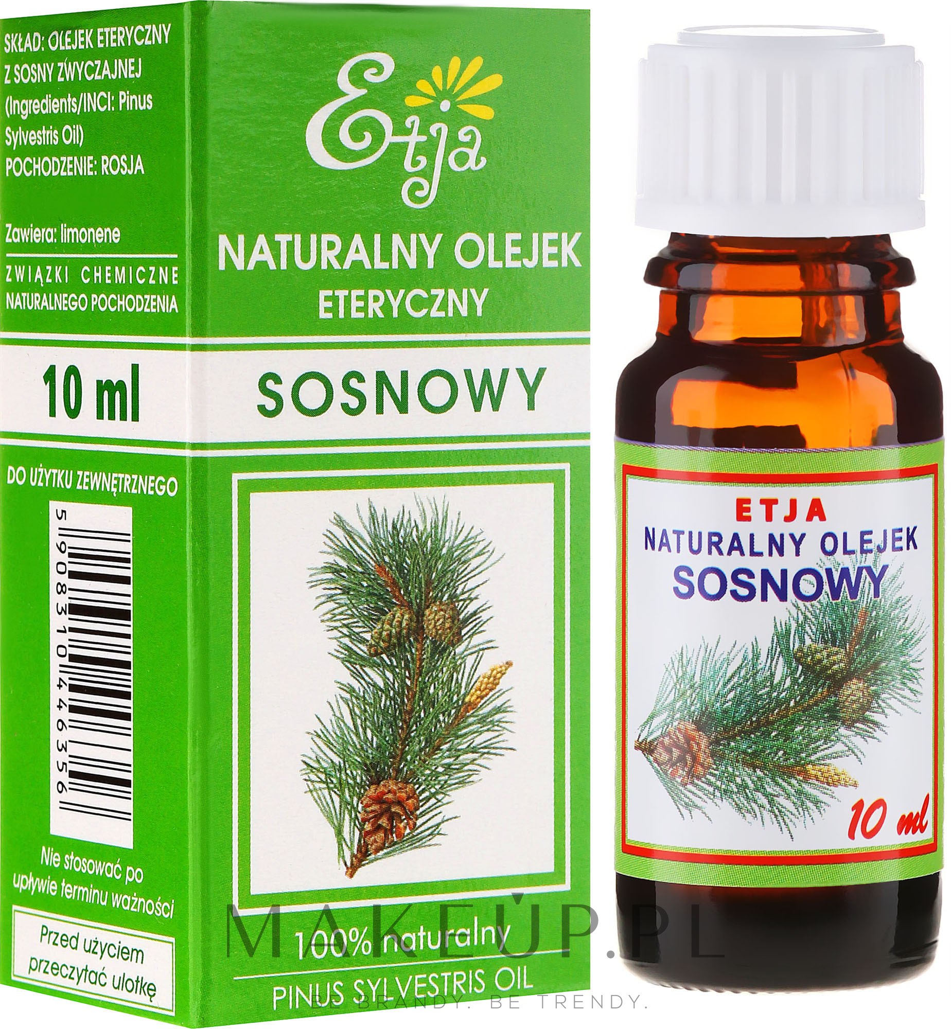 Naturalny olejek sosnowy - Etja Natural Essential Pine Oil — Zdjęcie 10 ml