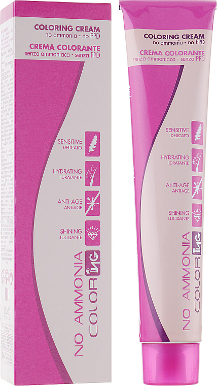 Farba do włosów bez amoniaku - ING Professional Coloring Cream No Ammonia — Zdjęcie N1
