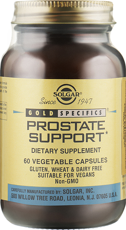 Suplement diety wspomagający funkcjonowanie prostaty - Solgar Gold Specifics Prostate Support — Zdjęcie N1