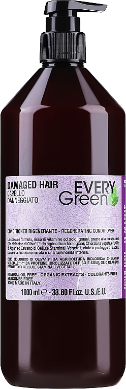 Rewitalizująca odżywka do włosów zniszczonych - EveryGreen Damaged Hair Regenerating Conditioner — Zdjęcie N3
