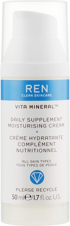 Suplementacyjny nawilżający krem do każdego rodzaju skóry - Ren Vita Mineral Daily Supplement Moisturising Cream — Zdjęcie N2