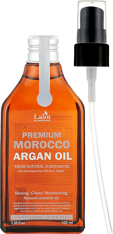 Wygładzający olejek arganowy do włosów - La'dor Premium Morocco Argan Oil