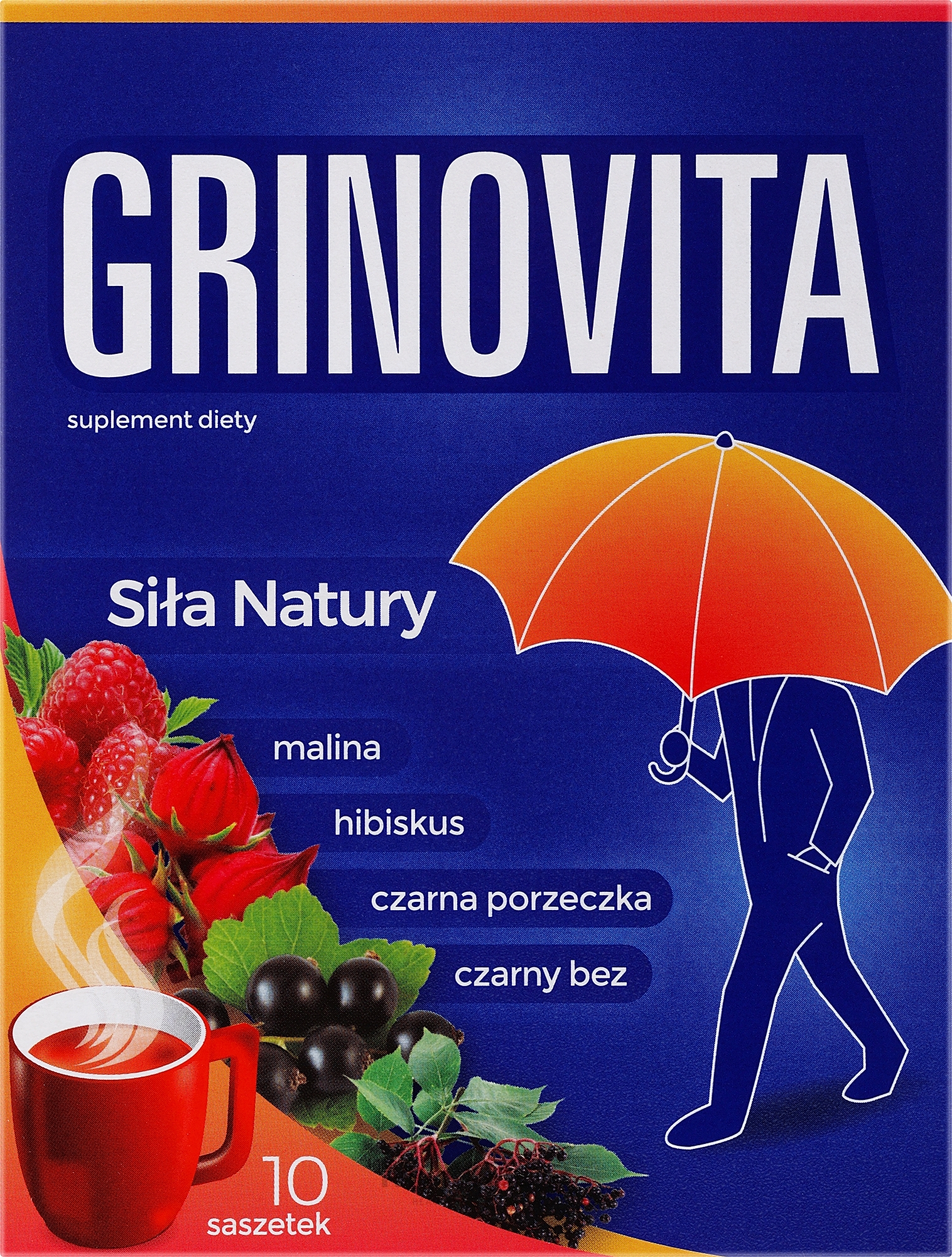Suplement diety Siła natury - Grinovita Strength of Nature  — Zdjęcie 10 x 10 g