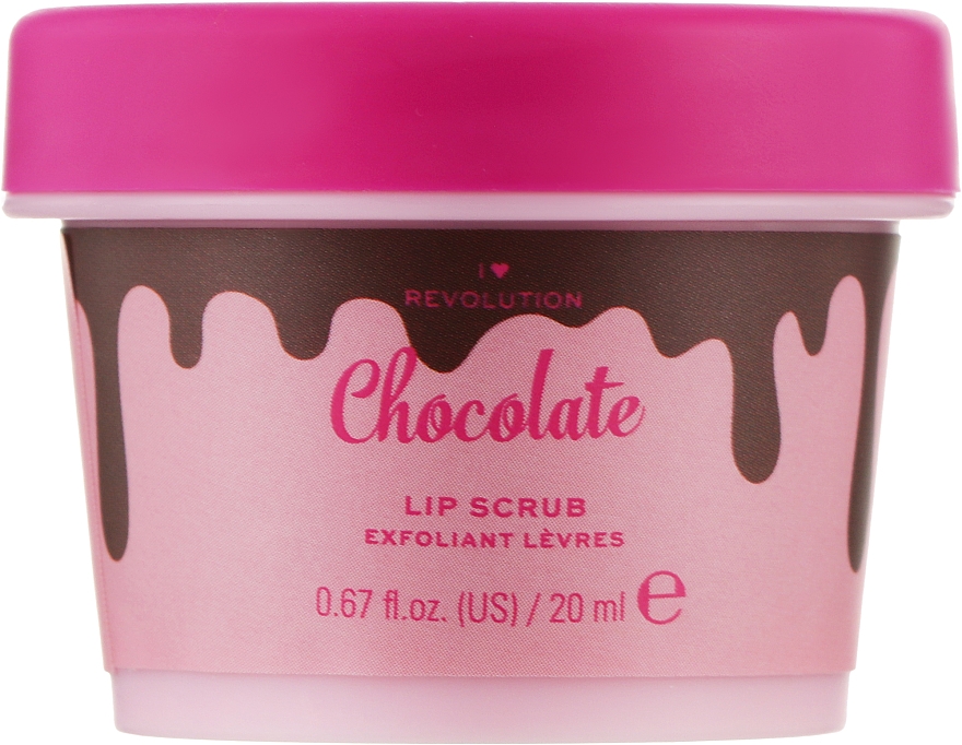 Peeling do ust - I Heart Revolution Chocolate Lip Scrub — Zdjęcie N1